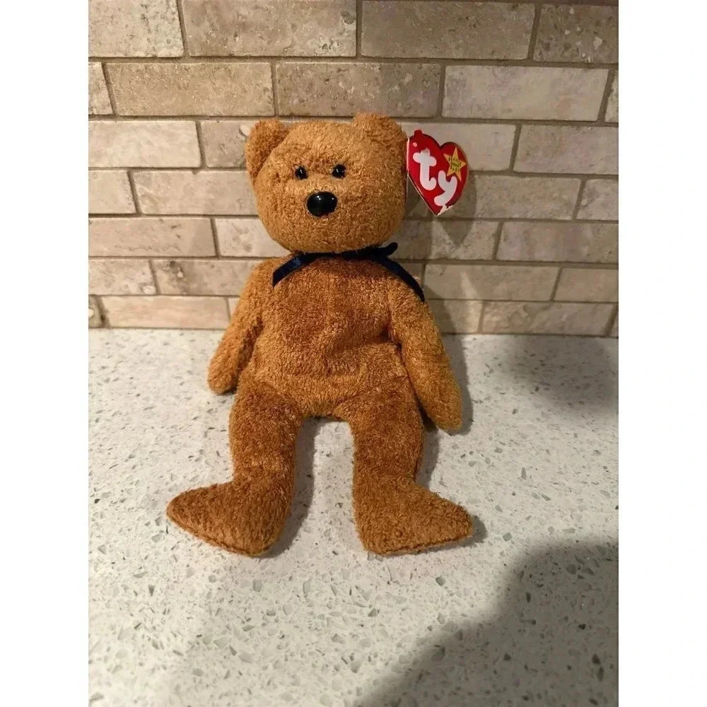 Ty‎ Beanie Baby - Fuzz the Bear b21